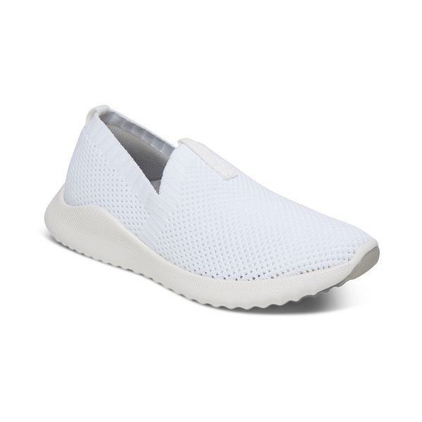 Aetrex Women's Angie Arch Support Sneakers - White | USA 0RGZQ0Y